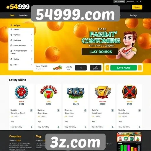 Funcionalidades inovadoras do site 54999.com